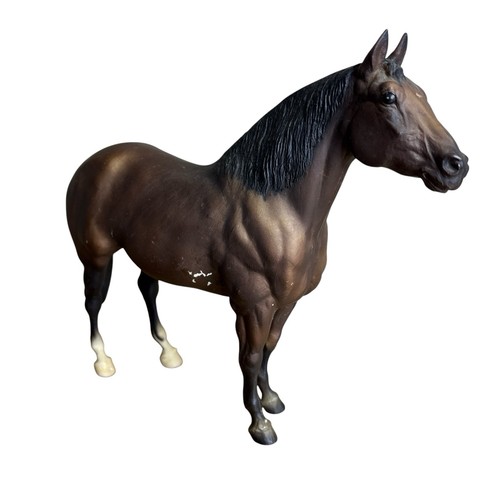 Breyer horse brown black - black, paint